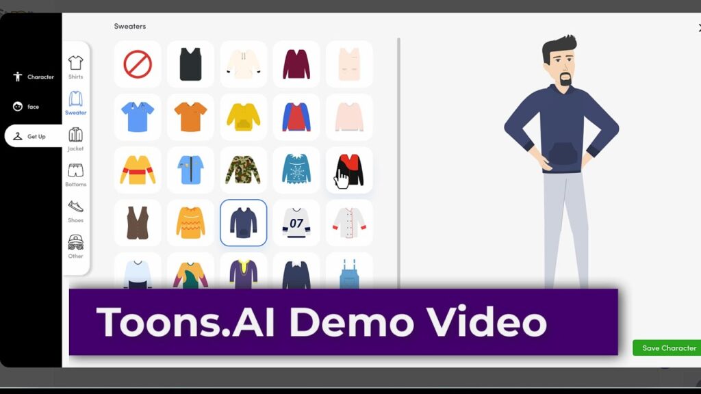 Unleash Your Inner Animator with Toons AI- Produce Personalized AI Toon Characters for Your Video clips!